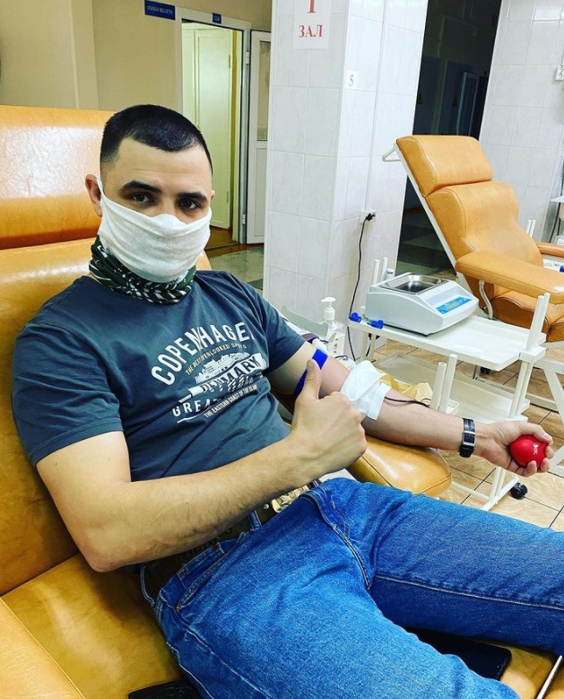 Станцию переливания крови для донации посетил Министр спорта и молодежной политики РБ